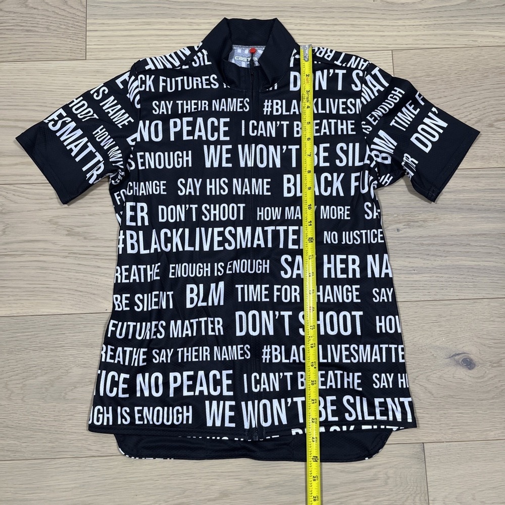 Castelli "Say Their Names" Black Lives Matter Men's Large Cycling Jersey - Picture 3 of 9